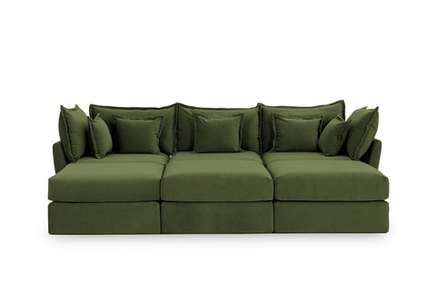 Double 3 Seater Sectional