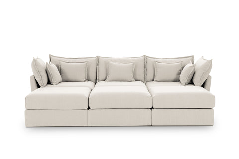 Double 3 Seater Sectional