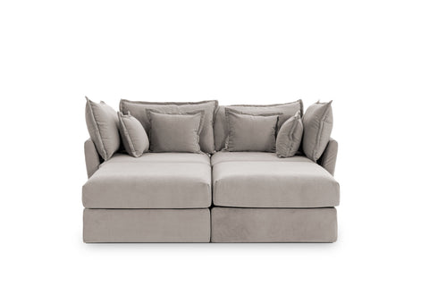 2 Seater Sofa and 2 Ottoman Modules